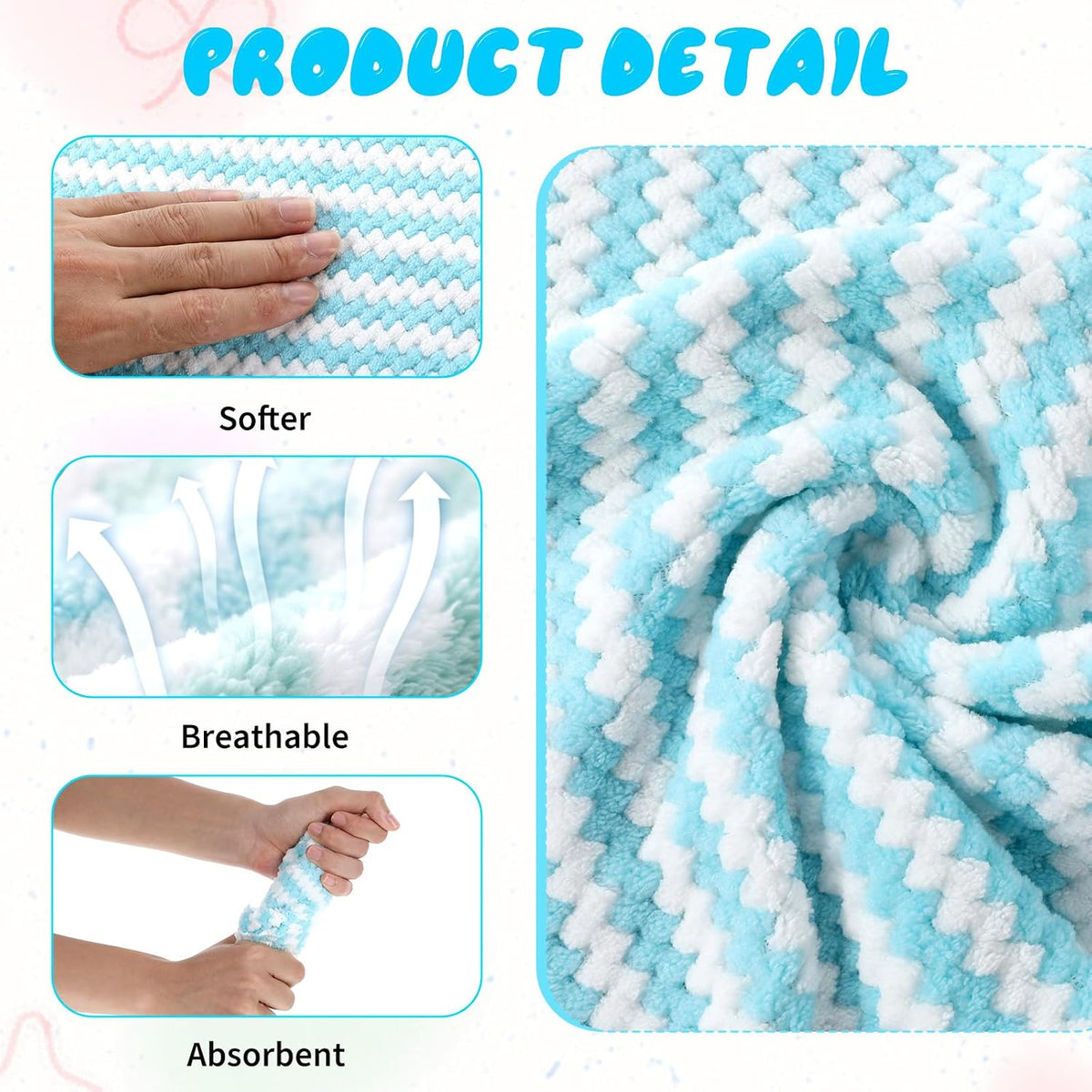 40 Pack Guinea Pig Blankets 12x12 Inch Coral Fleece Soft Washable Pads