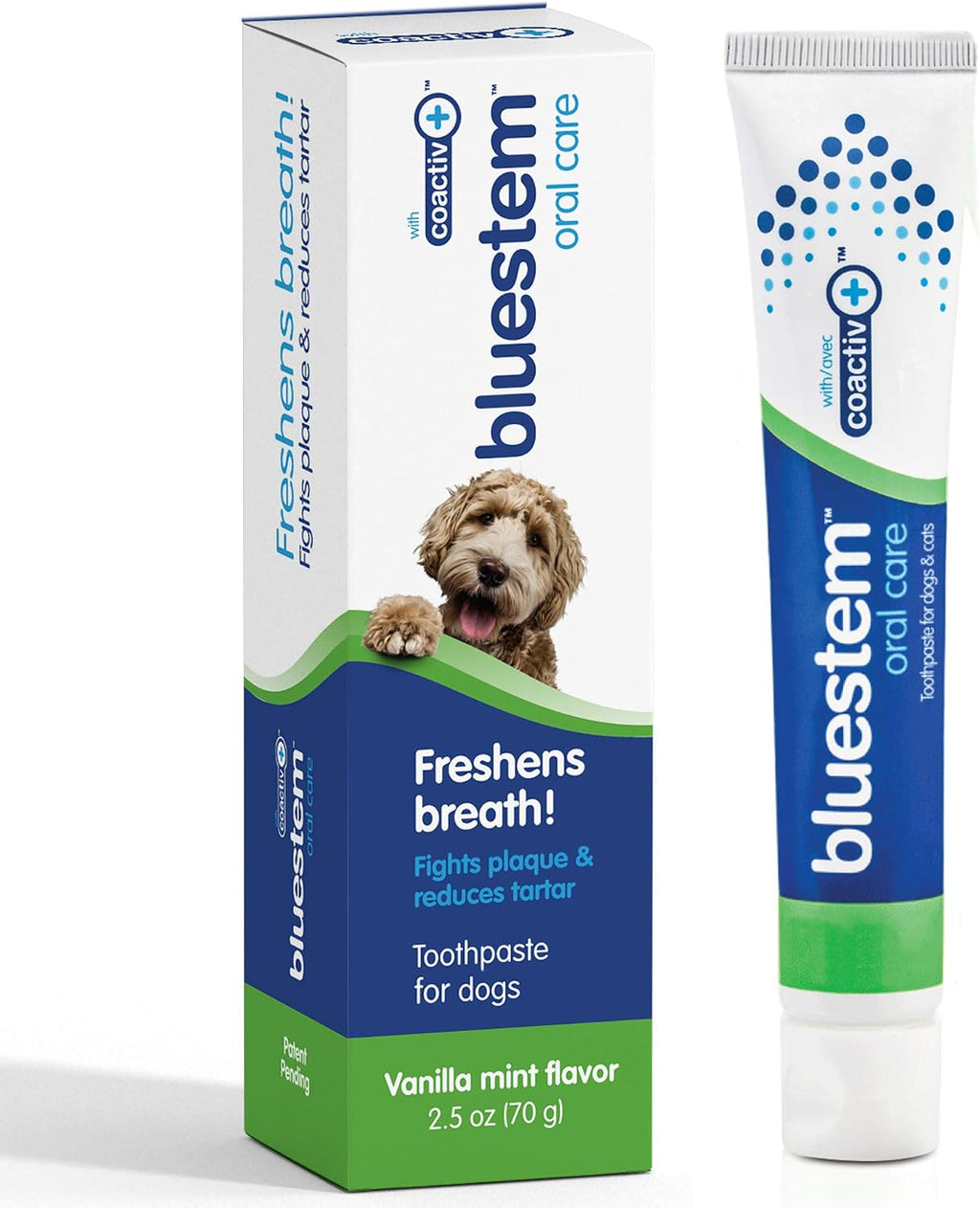 Dog Toothpaste : Chicken Flavor Tooth Paste for Dogs & Cats. Teeth Brushing Cleaner Pet Breath Freshener Oral Care Dental Cleaning Kit. Tartar & Plaque Remover Brushes