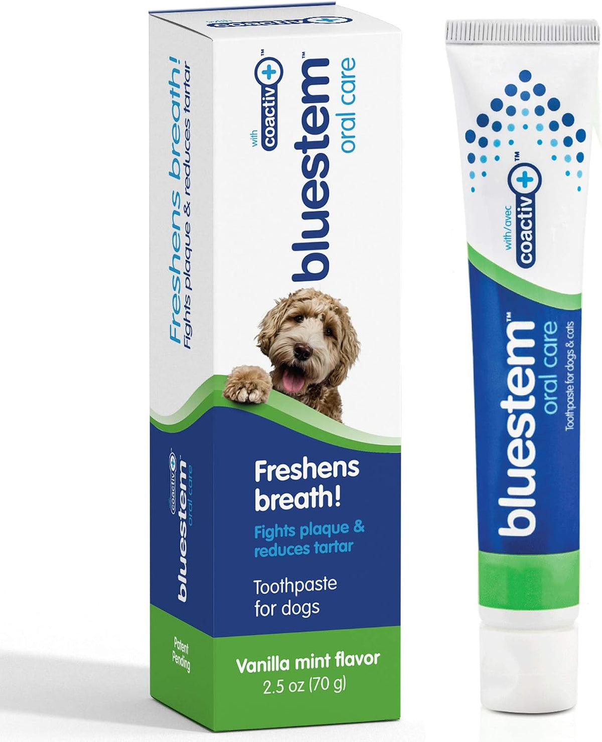 Dog Toothpaste : Chicken Flavor Tooth Paste for Dogs & Cats. Teeth Brushing Cleaner Pet Breath Freshener Oral Care Dental Cleaning Kit. Tartar & Plaque Remover Brushes