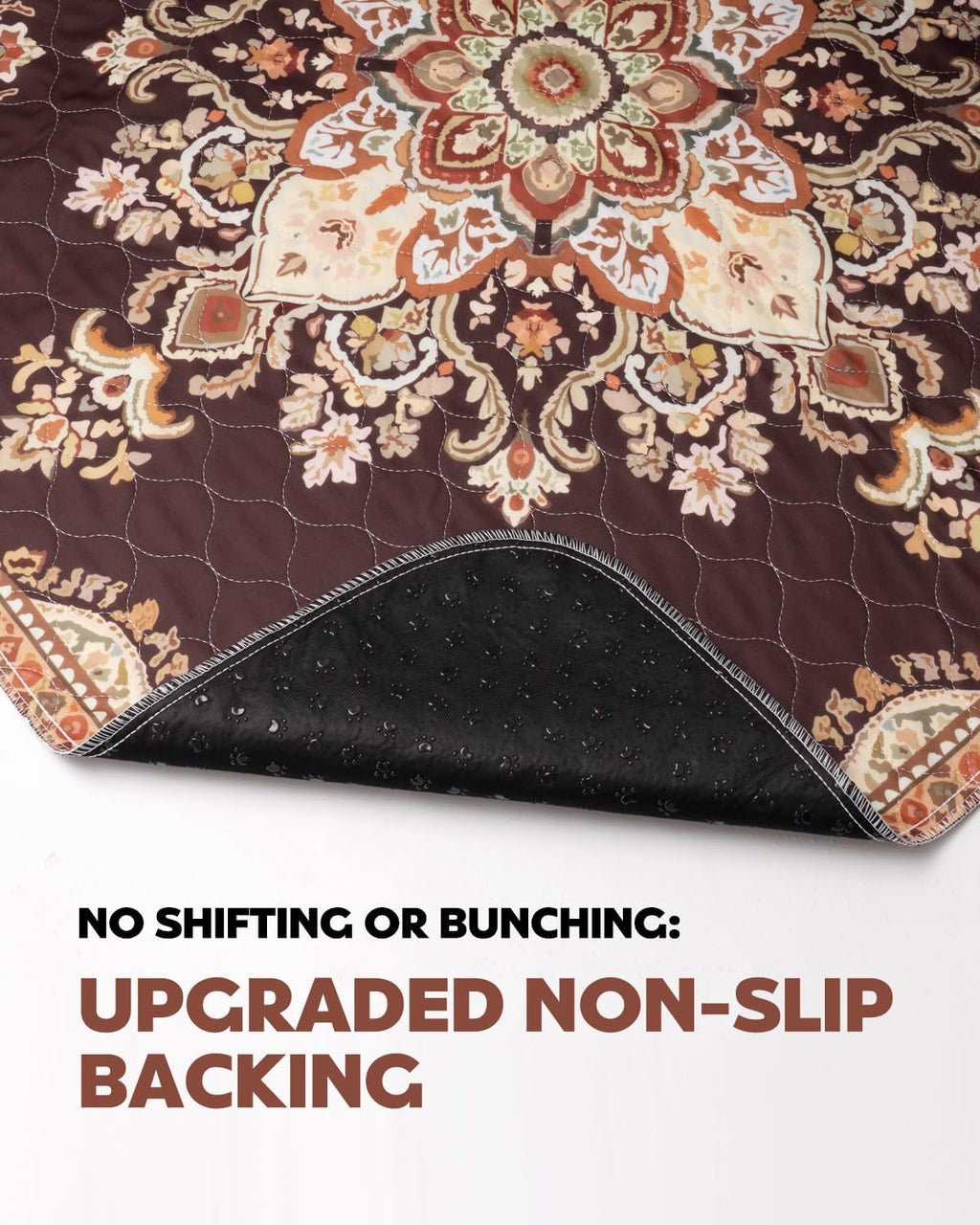 Washable Pee Pads for Dogs 24" x 36" - 2 Pack, Brown, Stylish Reusable Puppy Training Pads - 100% Waterproof & Leak-Proof & Non-Slip, Potty Pads for Whelping, Crate, Floor