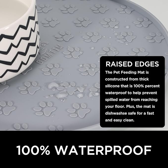 Comtim Waterproof Dog Food Mat - Image 2