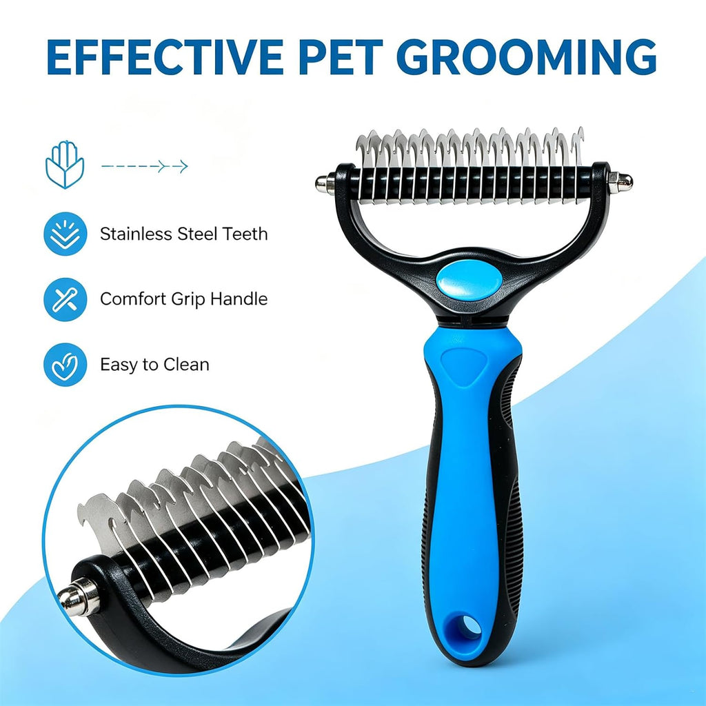 Pet Pro Grooming Tool for Dogs, Glide and Shed Rake for Dogs