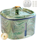 Cat Water Fountain, 2.5L/84oz Cat Fountain by WOQUCUTE