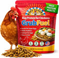 Buff Clucks Grub Fuel Black Soldier Fly Larvae for Chickens, Chick Feed 1lb