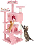 54 Inches Cat Tree Tower Condo, Cat Tower by SimpleDeluxe