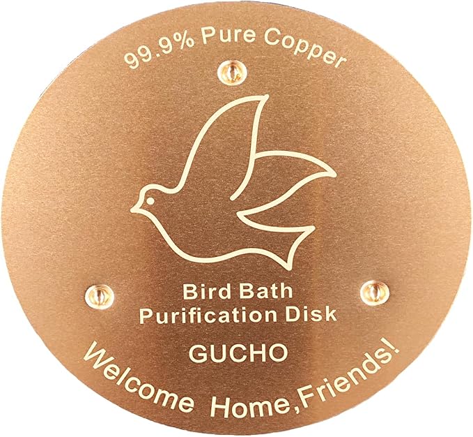 GUCHO Bird Bath Copper Disk, Bird Bath Purification Disk, 0.6mm Thickness - Image 6