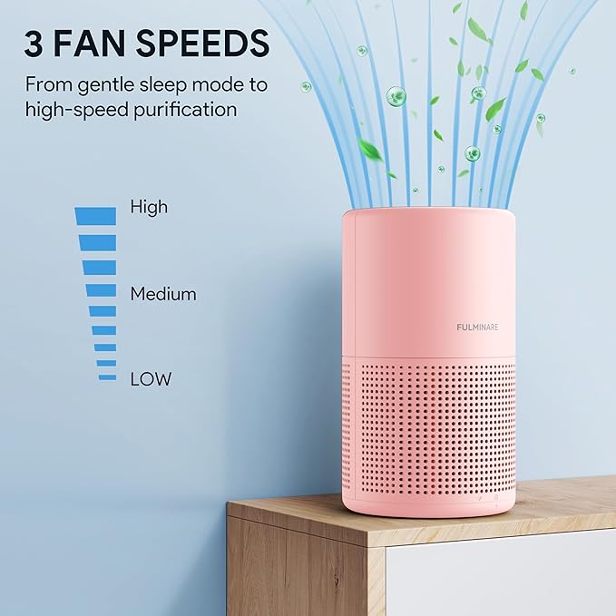 FULMINARE Air Purifiers for Home H13 True HEPA Air Filter Quiet Air Cleaner - Image 5