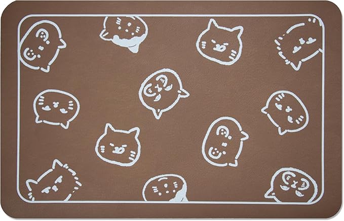 YCT Cat Food Mat for Pet Dog Food Mat, Cat Mat for Food and Water, Cat Feeding - Image 9