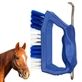 Kelcie's Pick Brush Cleaning Tool - Easy To Use Slip-Proof Grooming Brush For Horses With Great Grip