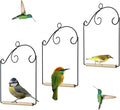 winemana Set of 3 Hummingbird Swings, Rust Resistant Metal Frame, Wooden Dowel by winemana