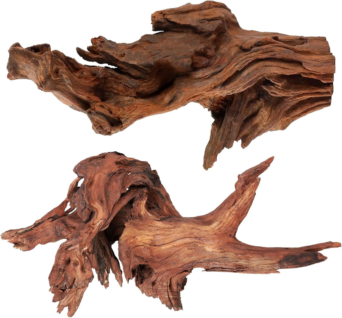 WDEFUN 3 PCS Natural Driftwood for Aquarium Decor Fish Tank Decorations