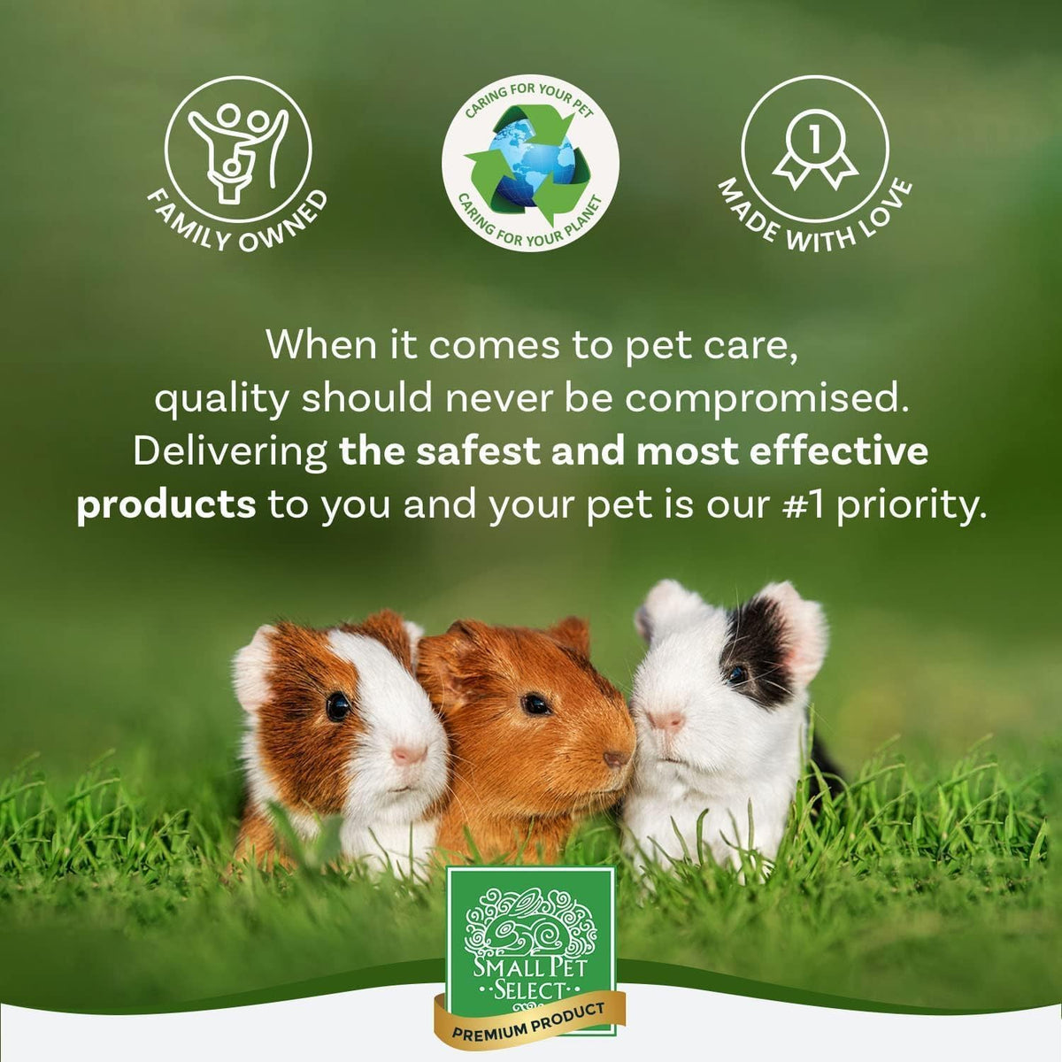 Small Pet Select White Paper Bedding, Guinea Pig, Odor Control, 56 L