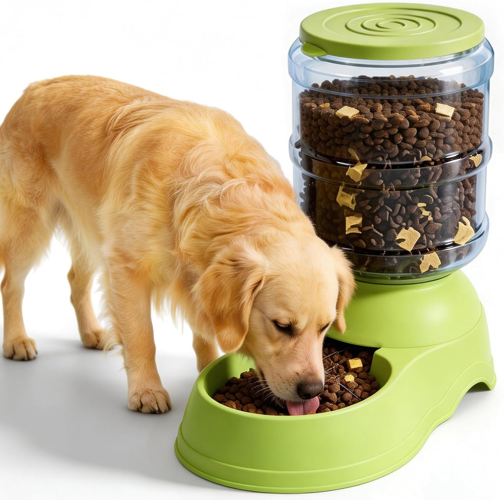 Kenond 11L Gravity Automatic Dog Feeder, Dog Food Dispenser for Large Breed