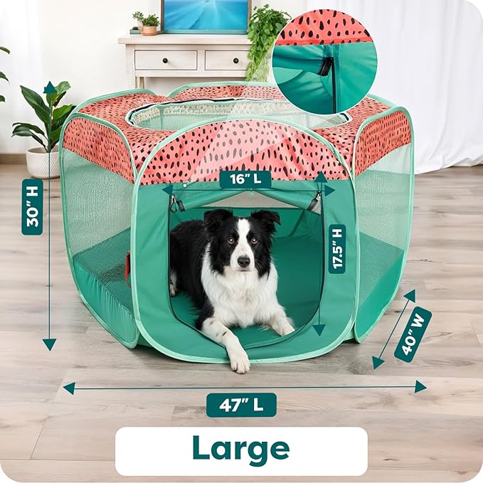 FurHaven Portable Pet Playpen for Dogs & Cats, Foldable Kitten Playpen - Image 3