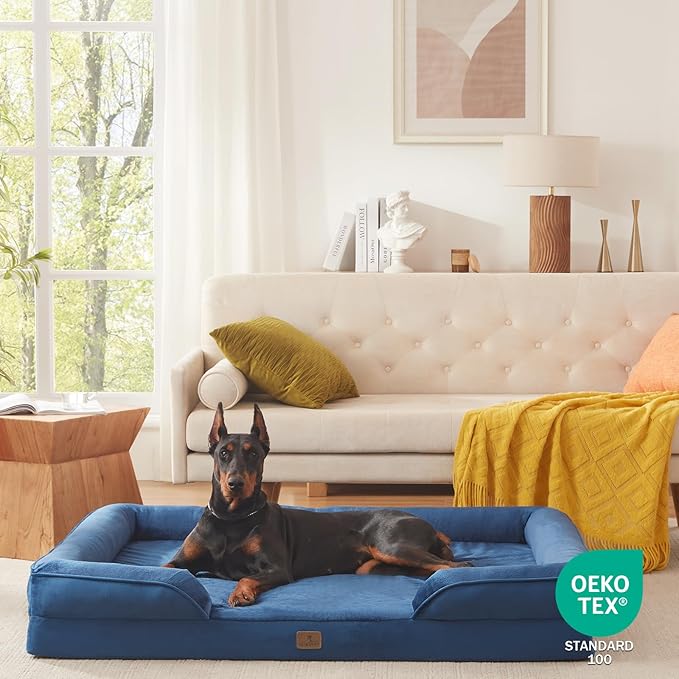 Bedfolks Orthopedic Dog Bed XXL, Waterproof Dog Sofa Bed - Image 8