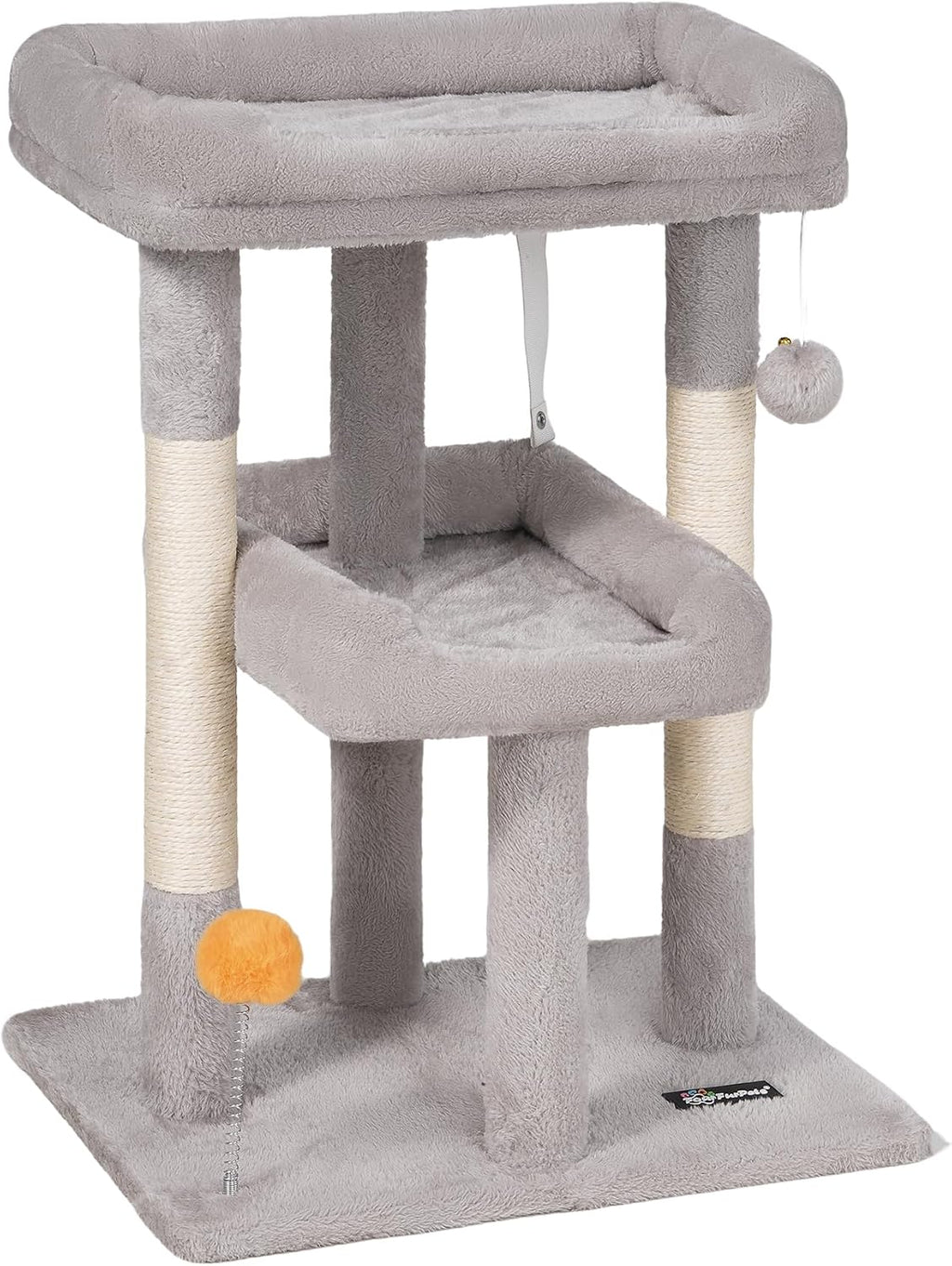 Small Cat Tree, Cat Tower for Indoor Cats, Anti-tip Kit,Kittens