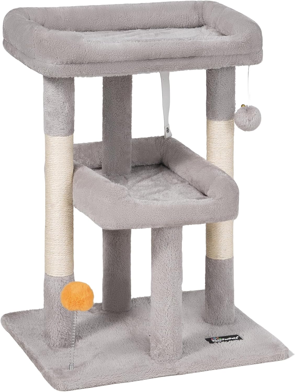 Small Cat Tree, Cat Tower for Indoor Cats, Anti-tip Kit,Kittens