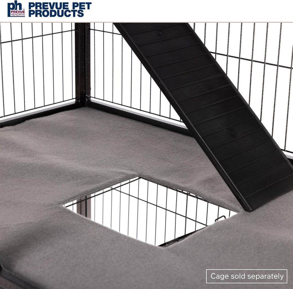 Prevue Pet Products Ferret Cage Plush Fitted Grille Cover Set - Gray