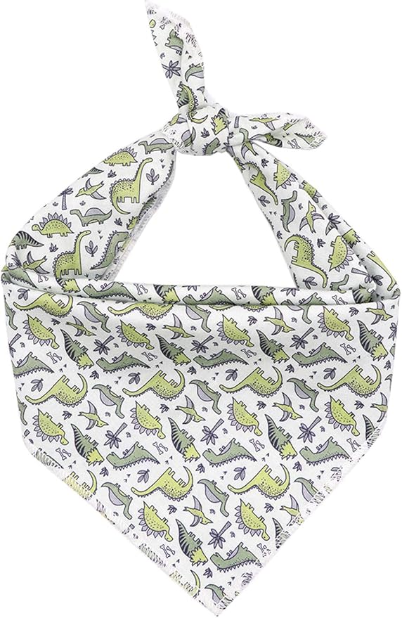 ARING PET Dinosaur Dog Bandanas, Summer Kerchief Triangle Bibs Scarf by ARINGPET