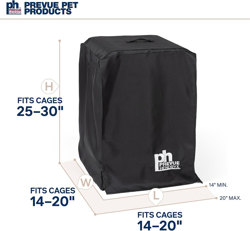 Prevue Pet Products Medium Bird Cage Cover - Black, Size Medium