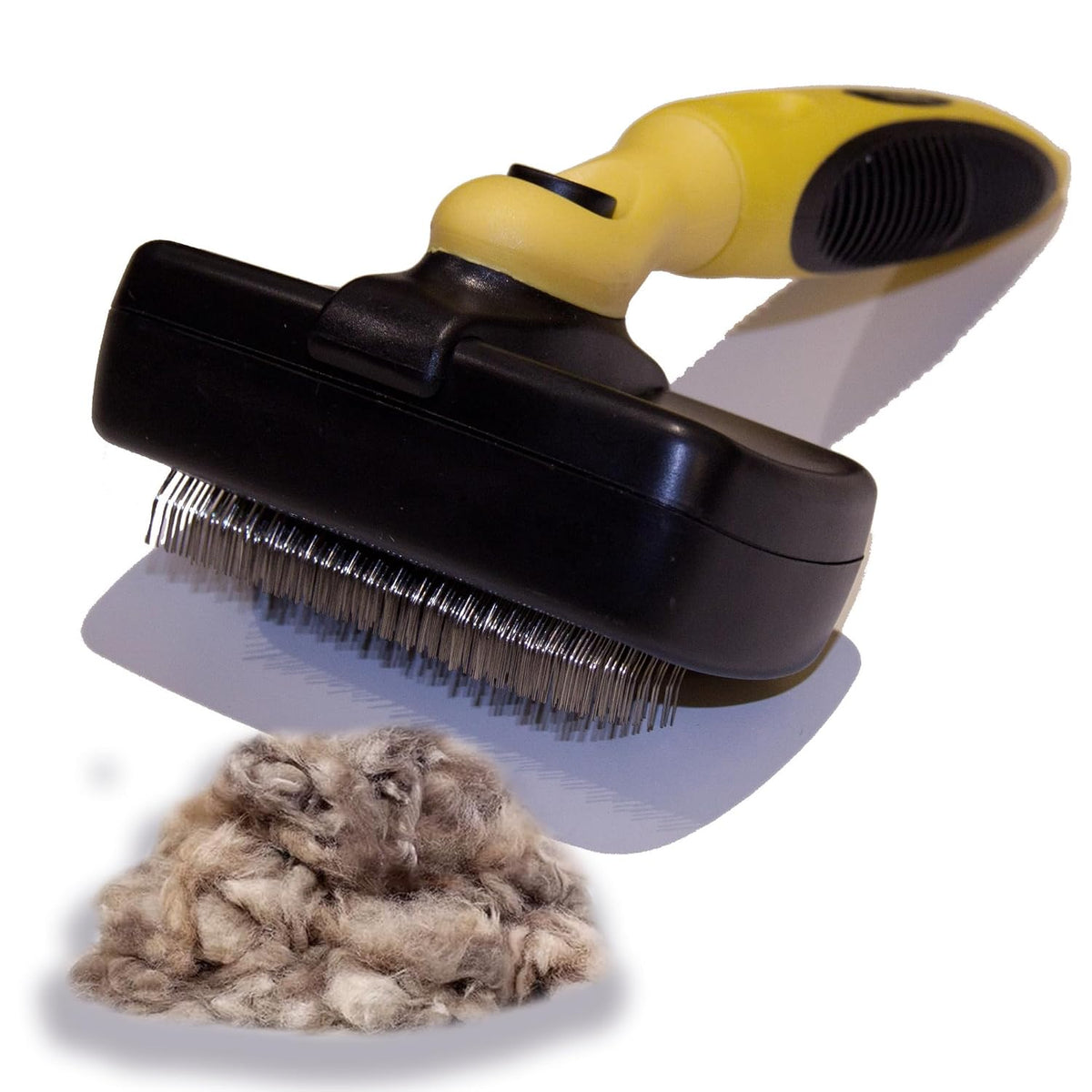 Pet Republique Retractable Slicker Brush - for Dogs, Cats, Rabbits, Any Long Haired Breed Pets – Reduce Shedding - Self Cleaning Design
