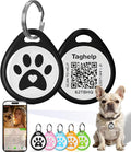 QR Code Dog ID Tag for Collar, Smart Pet ID by Taghelp