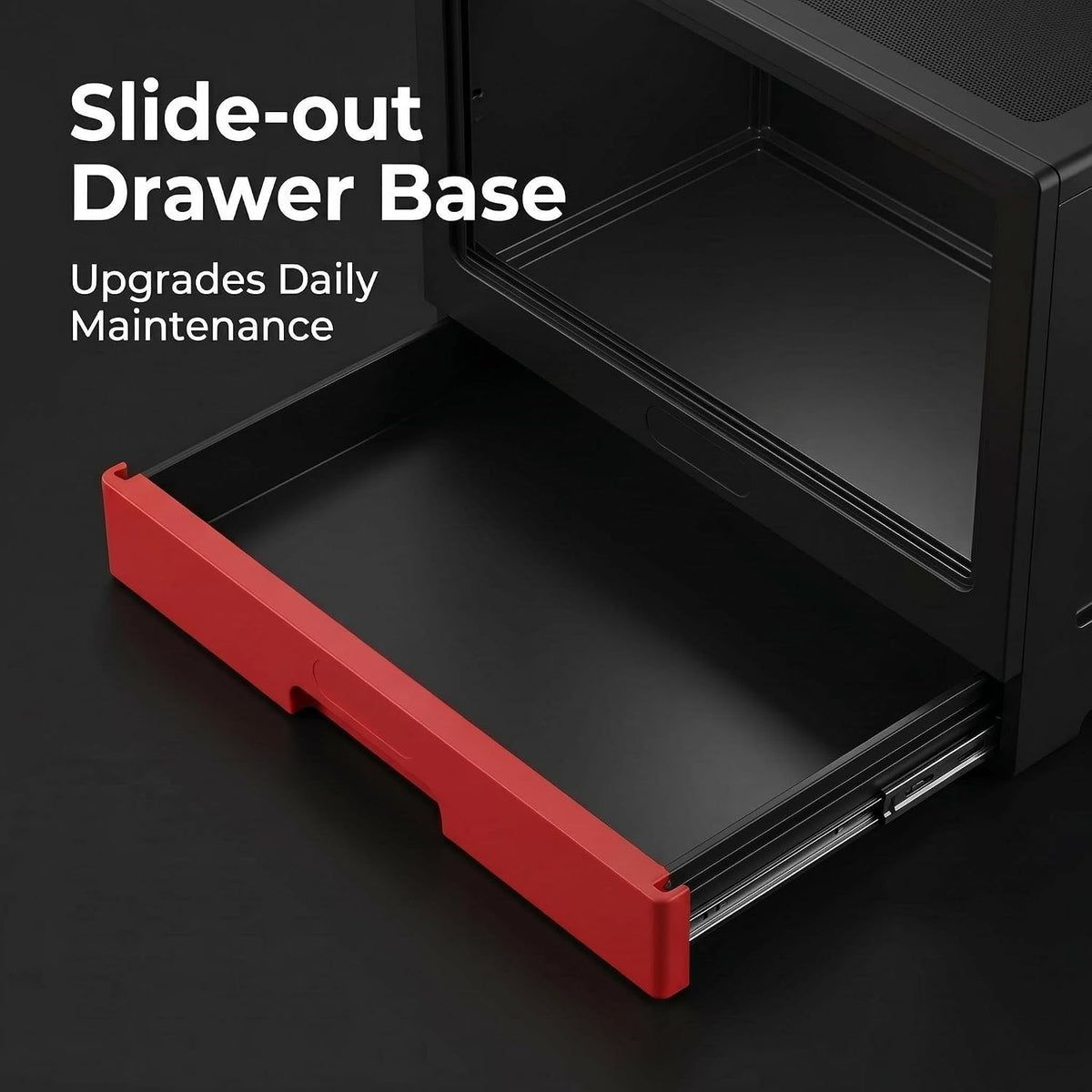 Escape-Proof Dubia Roach Enclosure - Ventilated Insect Breeding Box for Mealworms & Crickets - Light Blocking Reptile Feeder Habitat with Easy-to-Clean Drawer Base