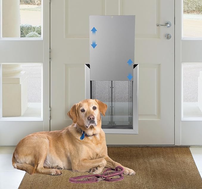 Large Dog Door, Aluminum Frame Doggy Door, Weatherproof Dogs Doors - Image 4