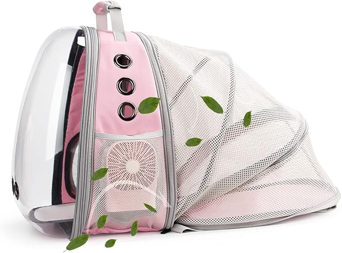Lollimeow Cat Carrier Backpack, Expandable Bubble Pet Carrier - Image 9