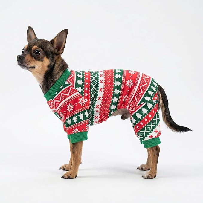 Fitwarm Dog Christmas Outfit, Dog Pajamas, Dog Winter Clothes - Image 2
