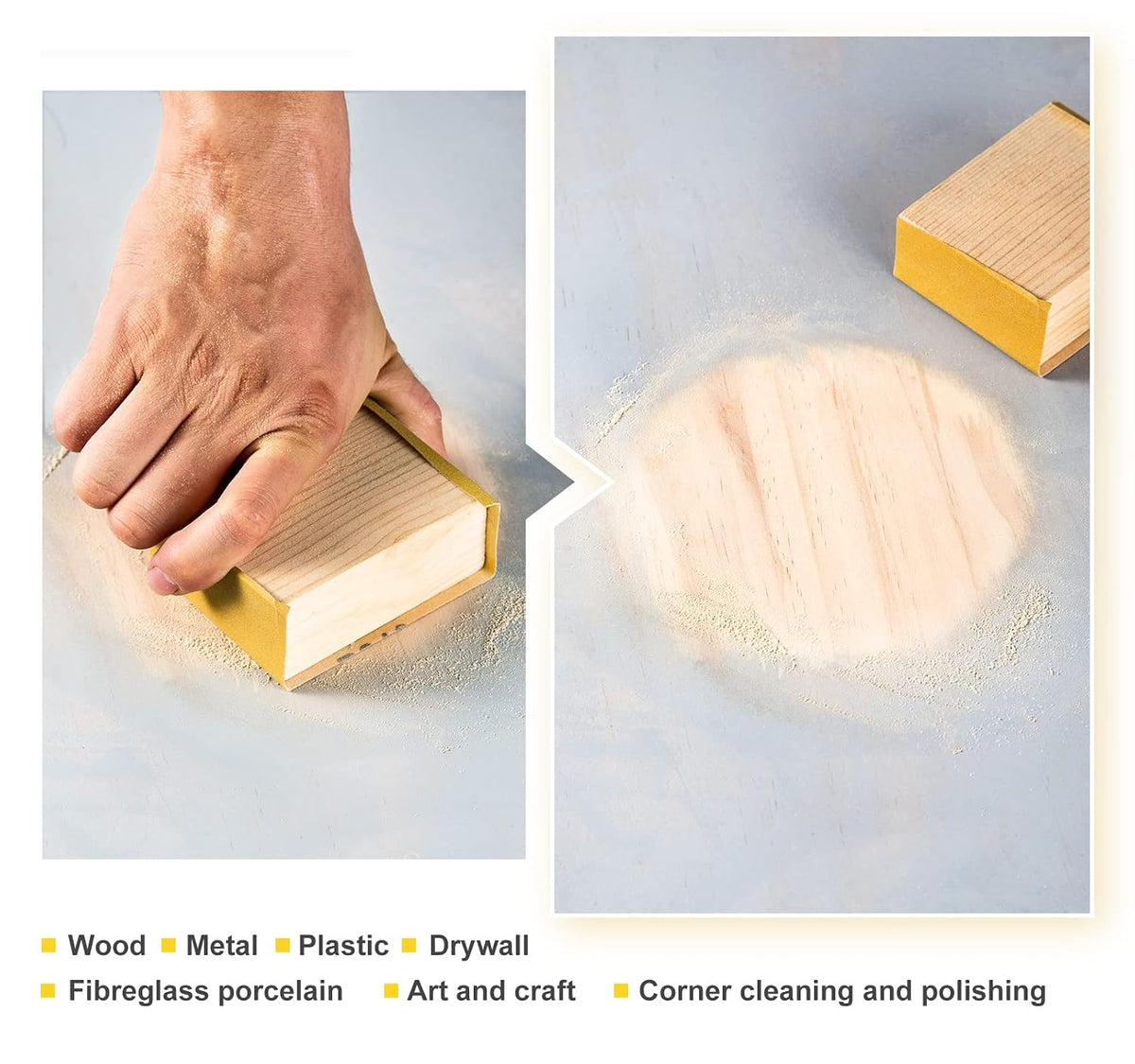 S SATC 400 Grit PSA Longboard Sandpaper 20 Yard Long Continuous Roll, 2-3/4" Wide Self Adhesive Stickyback Sanding Sheets for Automotive, Hand Sanding Blocks,Woodworking, Metal, Plastic