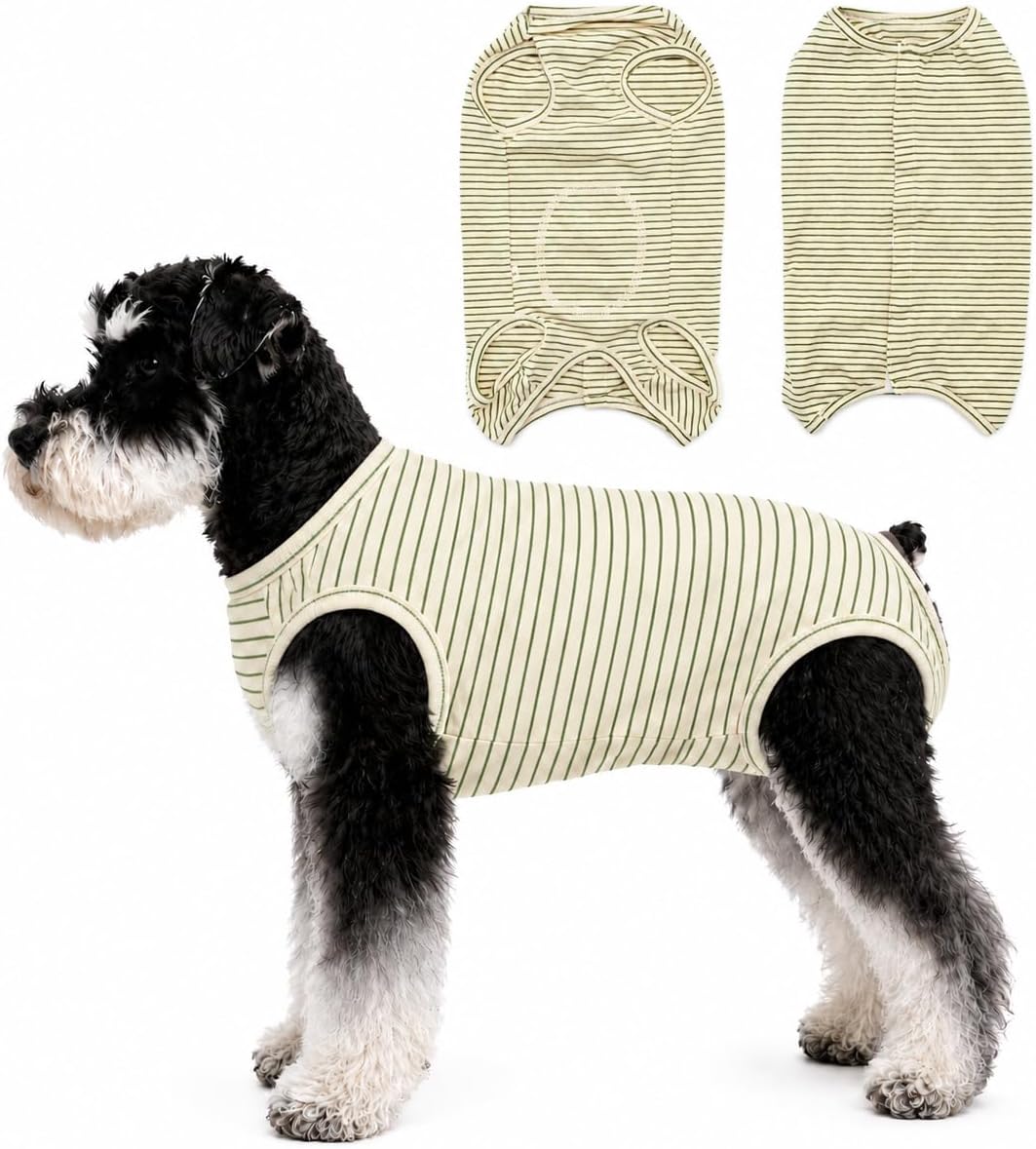 Kukaster Dog Recovery Suit After Surgery, E-Collar Alternative, Blue/S