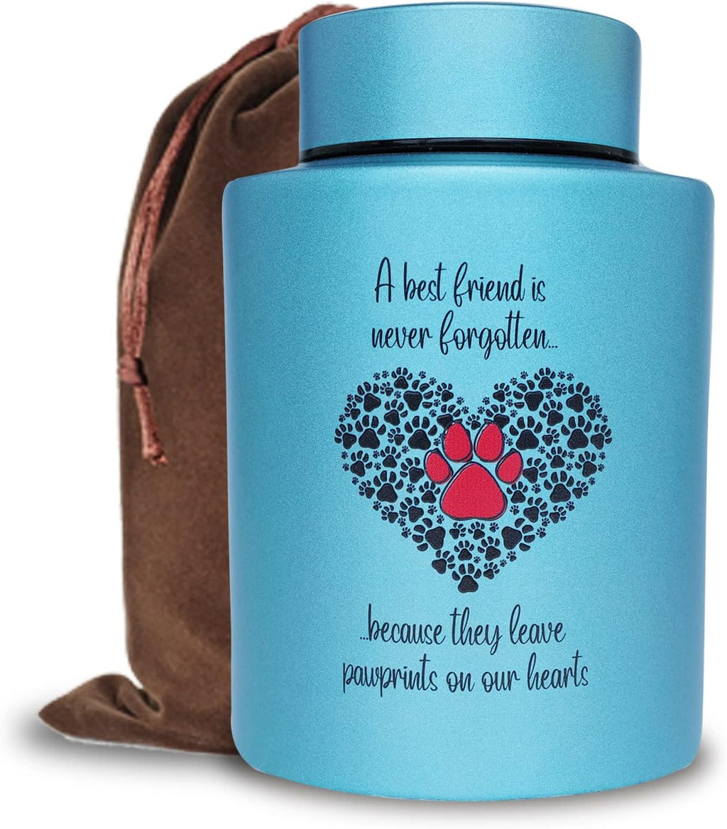 Small Dog Urn for Ashes, for Pet Cremation Keepsake