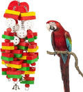 Large Bird Parrot Toys for Cockatoos African Grey Macaws Amazon Parrots