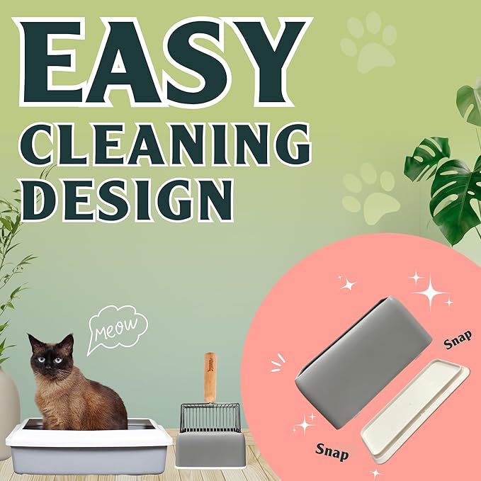 Sprinkle & Sweep Metal Cat Litter Scoop - Image 4