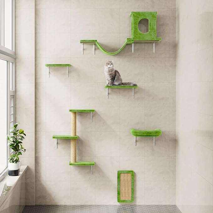 NUNU LAB Cat Wall Shelves, Indoor Cat Furniture - Image 5