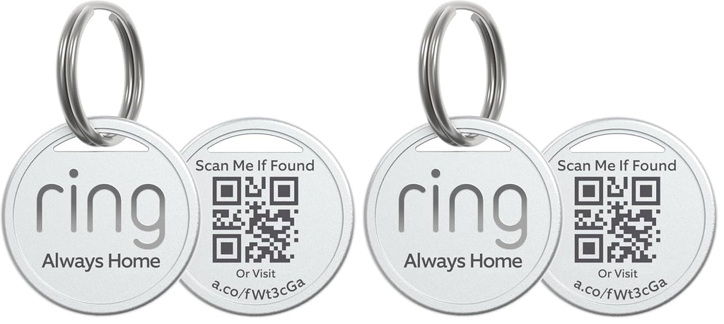 Ring Pet Tag | Easy-to-use tag with QR code | Real-time scan alerts | Shareable Pet Profile | No subscription or fees | 2-pack