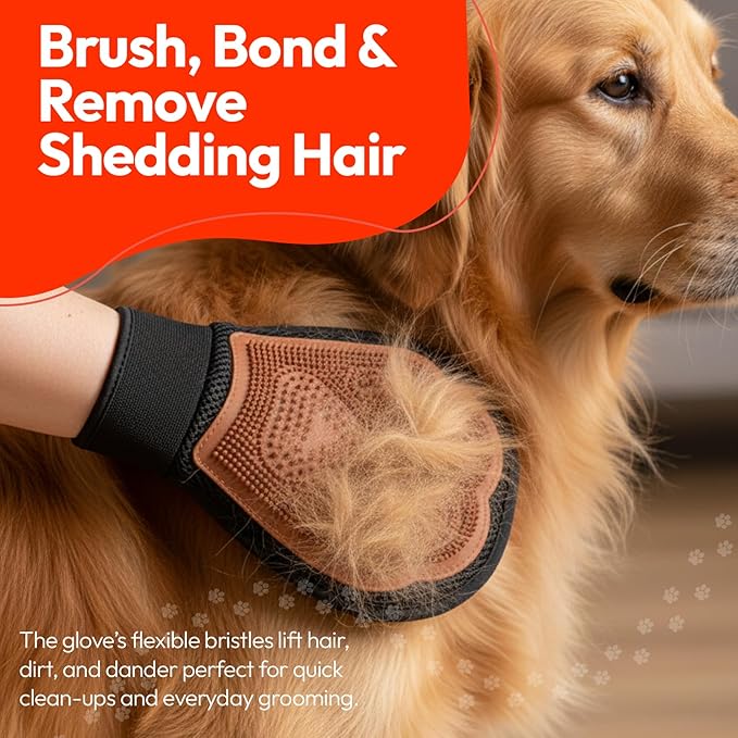 PW Pet Grooming Tools for Dogs & Cats- 3 Pack Dog Bathing Set- Safe On Skin - Image 3