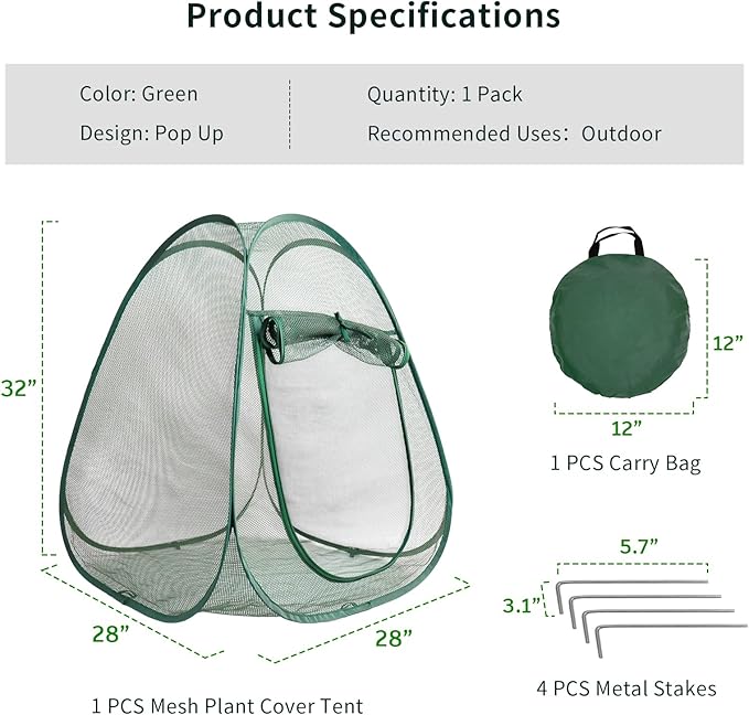 1PC Mesh Plant Protector Tent from Animals - Image 2