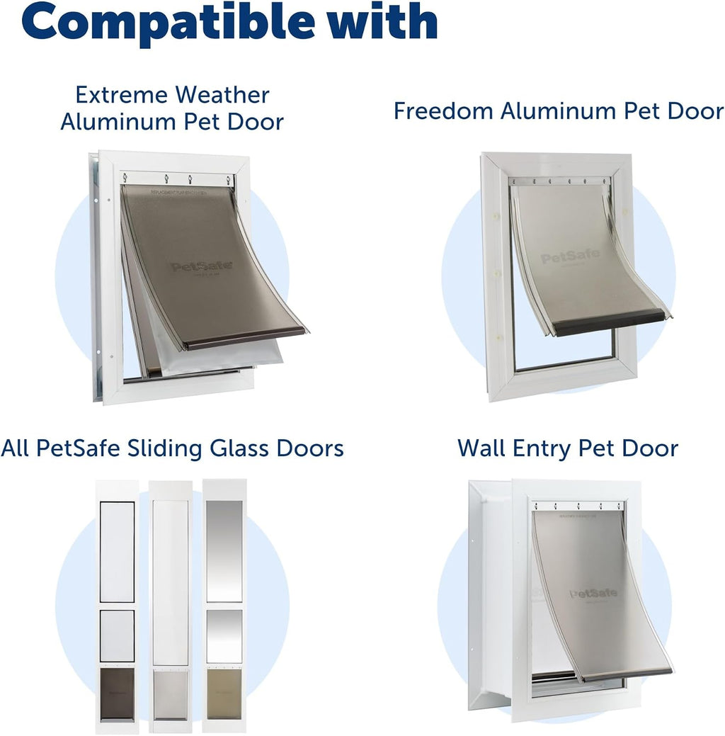 PetSafe Closing Panel Pet Door Cover, Durable Plastic, Medium 8 in x 14 in
