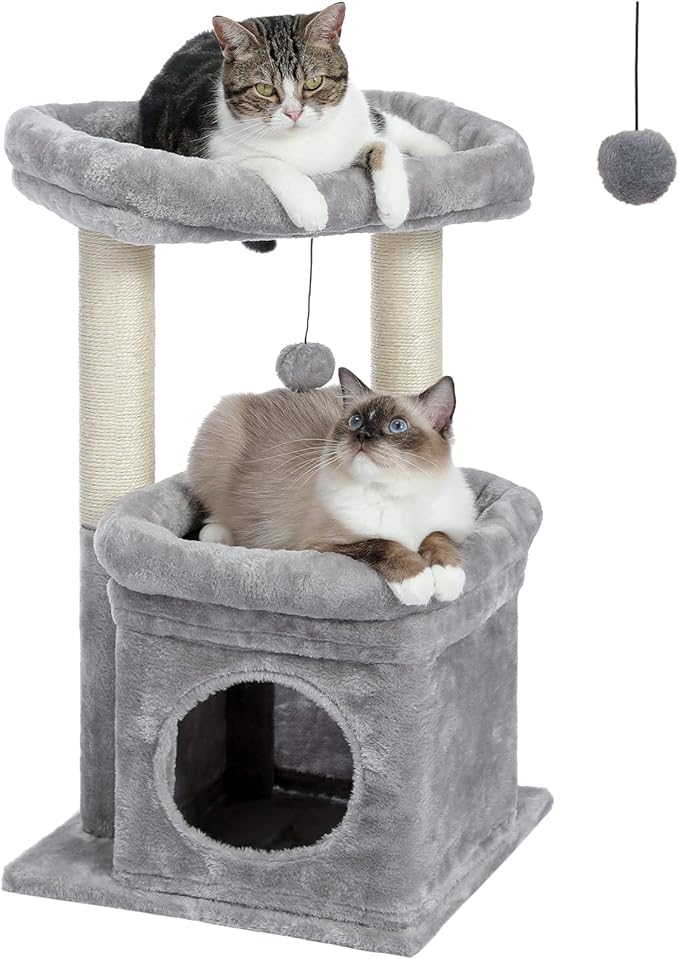 PEQULTI Cat Tree Tower for Indoor Cats by PEQULTI