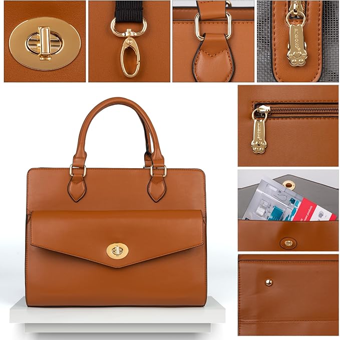 Stylish Pet Carrier Purse Leather Bag - Image 4