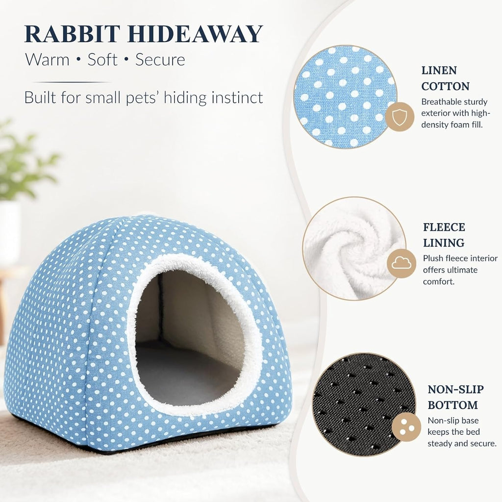 Rabbit Hideout Large Bunny Bed Washable Rabbit House