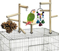 PINVNBY 3 PCS Wooden Small Bird Playground by PINVNBY