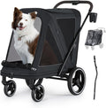 Beberoad Dog Stroller for Medium Dogs, 2-in-1 Pet Stroller & Bike Trailer