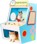 Cat House with Bed & Scratcher by COOZMENT