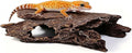 Tfwadmx Leopard Gecko Hide,10"Reptile Hideout Resin Hollow Log for Aquarium