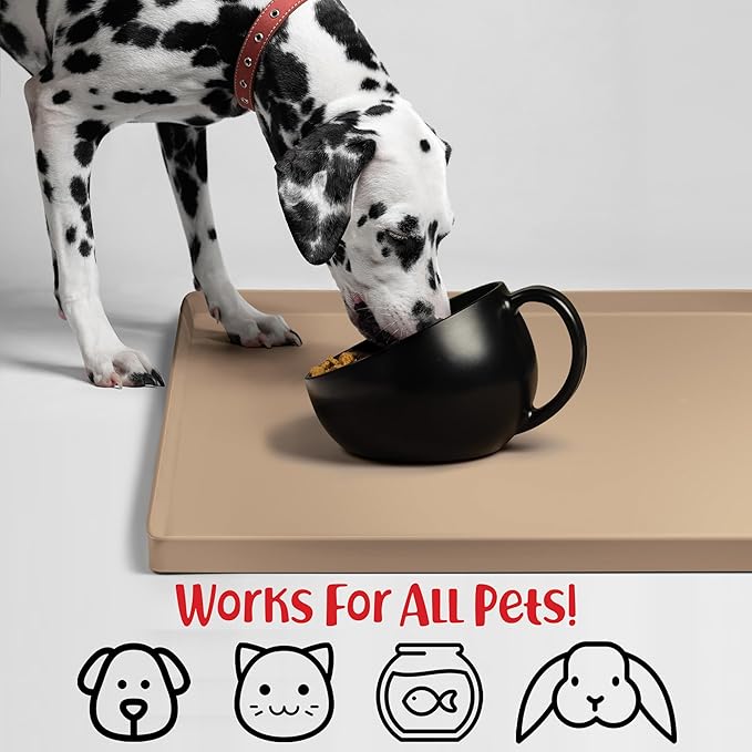 DogBuddy Dog Food Mat – Waterproof Dog Bowl Mat - Image 4