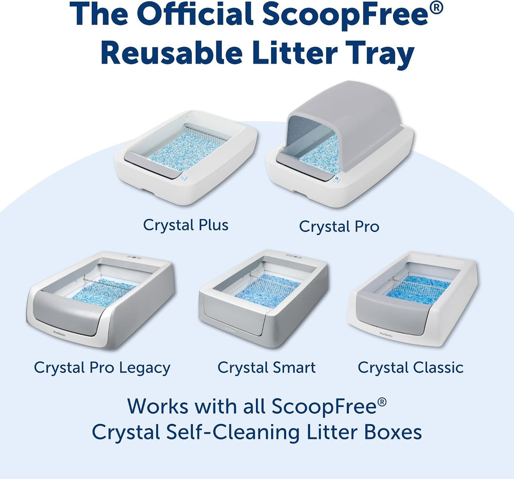PetSafe ScoopFree Reusable Tray, Crystal Cat Litter, Fresh Scent