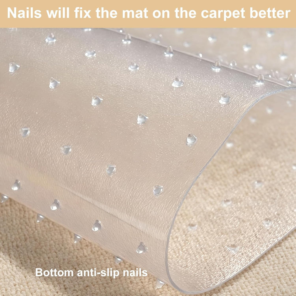 2 Pack Cats Carpet Protector for Pets, 3.6FT Plastic Rug Protector